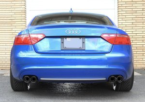 Audi A5 Performance Exhaust - Quad Outlet - AWE Tuning - Touring Edition - Diamond Black - `08-`17